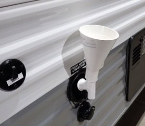 RV Fresh Water Tank Funnel