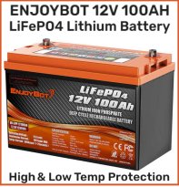 EnjoyBot LiFeP04 Batteries